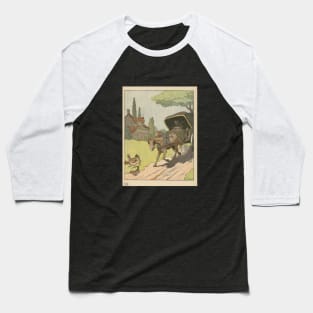 Carriage on a farm. Baseball T-Shirt